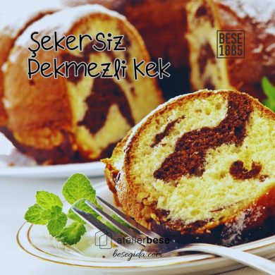 Şekersiz Pekmezli Kek