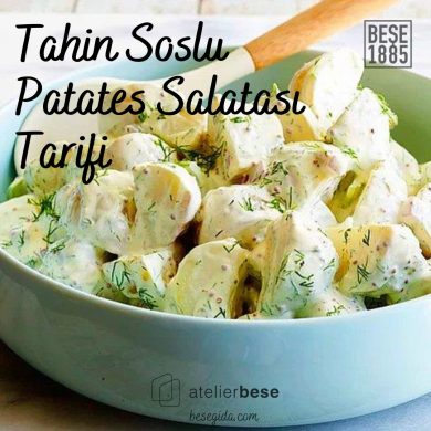 Tahin Soslu Patates Salatası