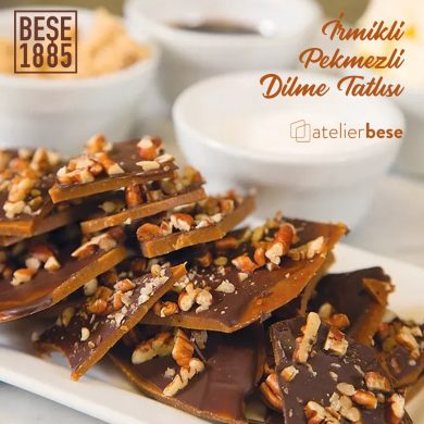 irmikli pekmezli dilme tatlısı